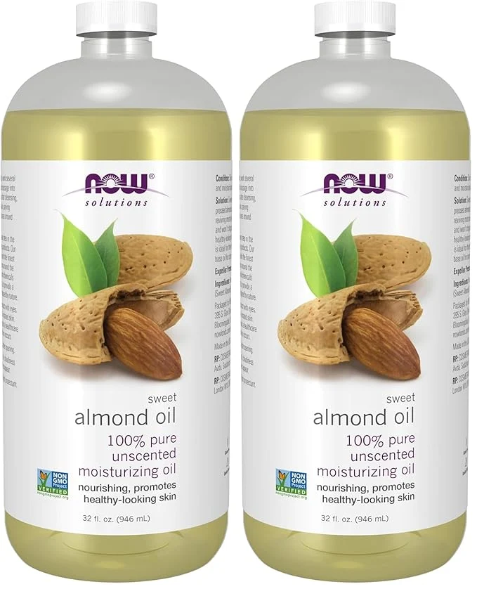 Certified NOW Foods Solutions Sweet Almond Oil Pure Moisturizing Oil Promotes Smooth