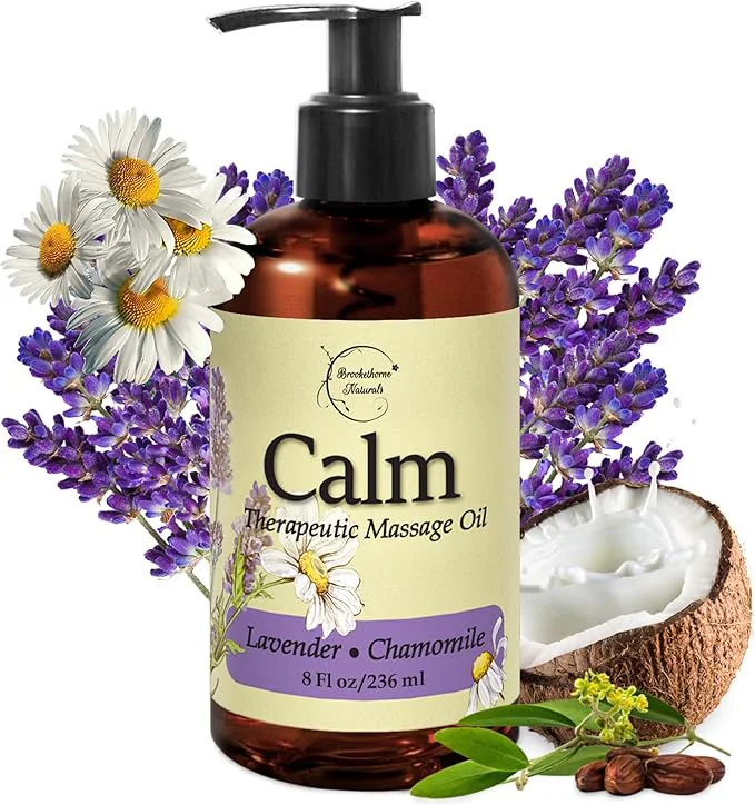 Relaxed Calm Massage Oil for Massage Therapy Organic