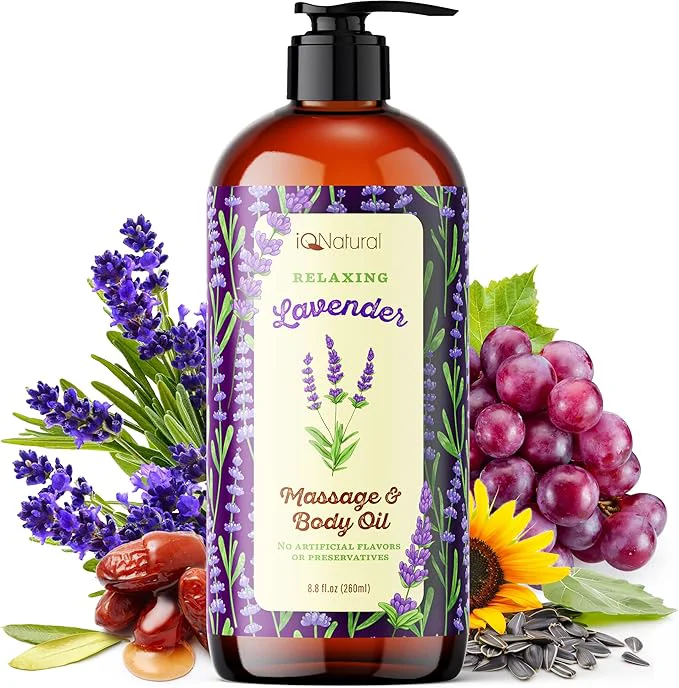 Excellent IQ Natural Organic Lavender Body Oil Fine