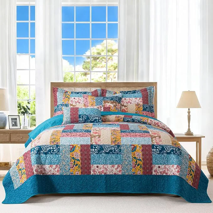 High-End BEDIFANY Cotton King Quilt Set Outstanding