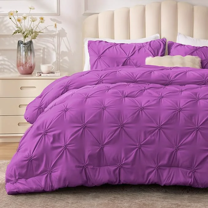 Secure BEDELITE Purple Queen Comforter Set Powerful