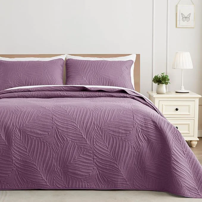 Selected Exclusivo Mezcla Twin Quilt Bedding Set Lightweight Dusty Lavender Quilts Twin Smart