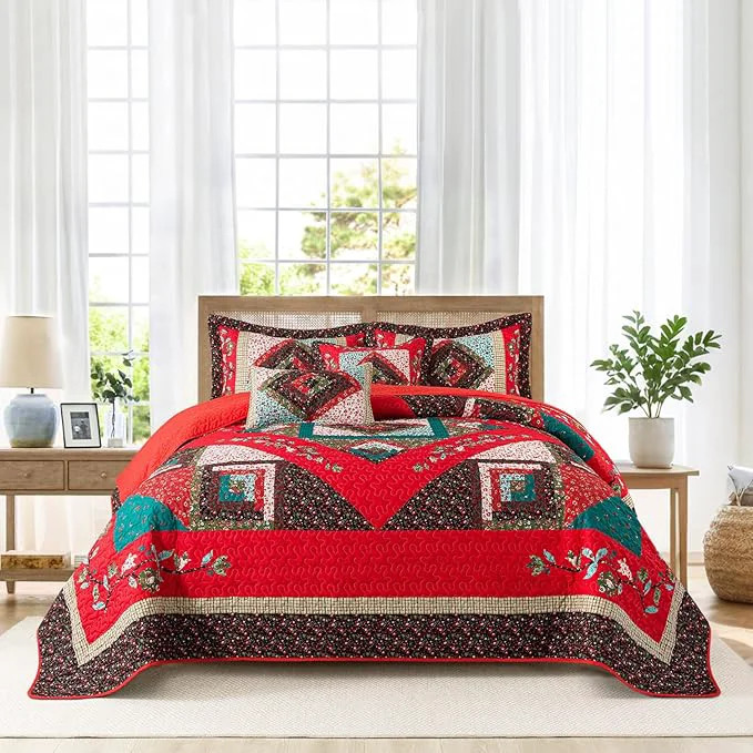 Long-Lasting BEDIFANY Queen Size Quilt Set Fashionable