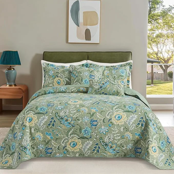 Optimized BEDIFANY California King Quilt Bedding Set Innovative