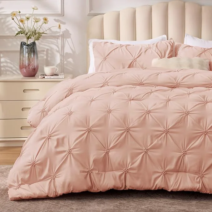 Smooth BEDELITE Dusty Pink Twin Comforter Set Classic