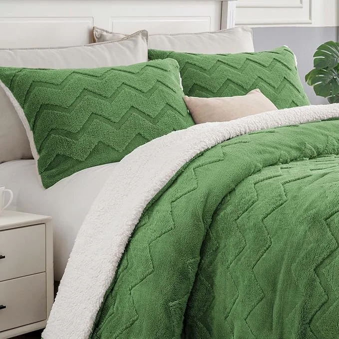 Solid BEDELITE Fluffy Twin Comforter Set Original Design