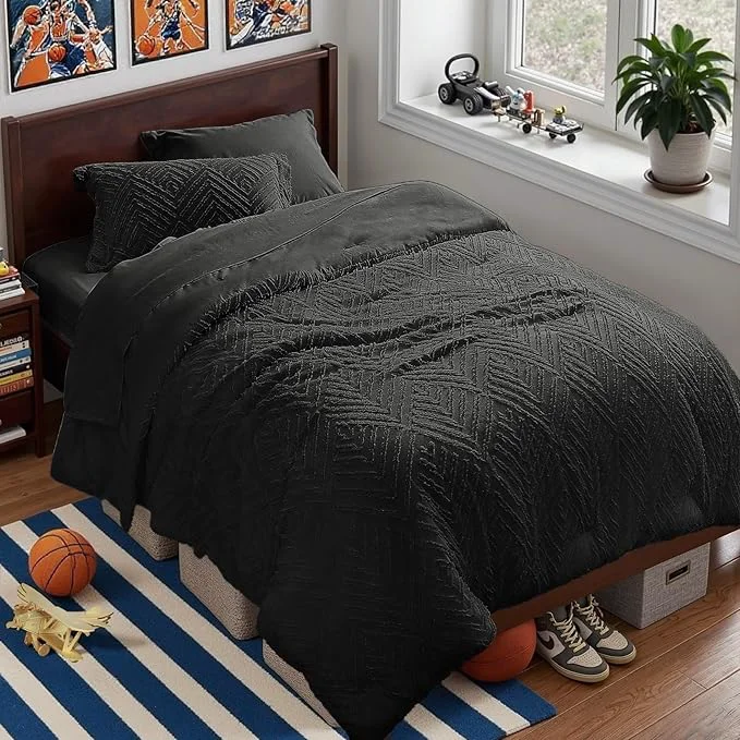 Green Zzlpp Twin Comforter Set 5 Pieces All Season Boho Bedding Sets Effective