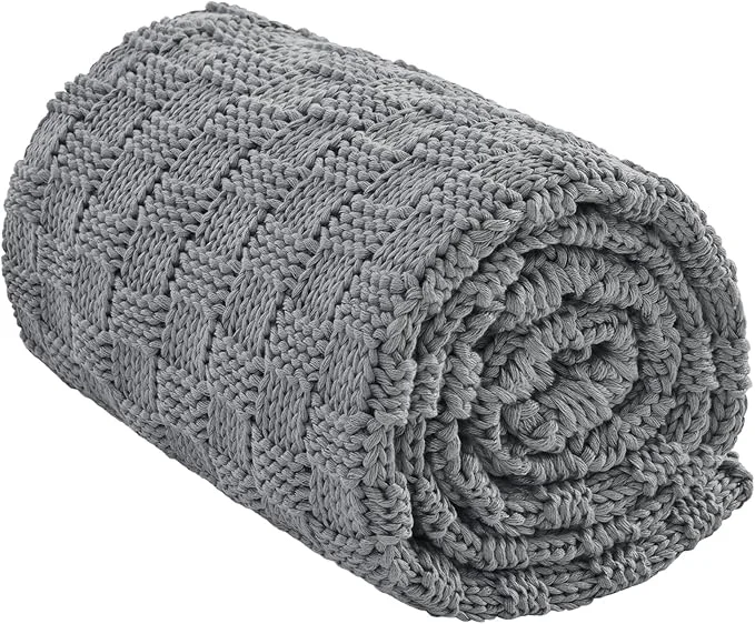 Verified Knitted Weighted Blanket for Adult No Beads Heavy Blanket 48 x 72” 12lbs Specialty