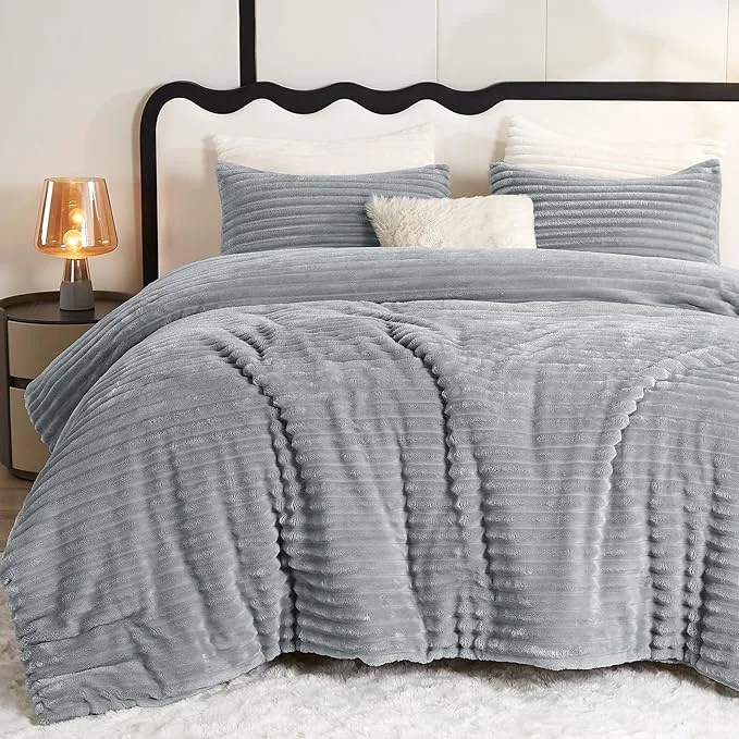 Easy-to-Use CozyLux Fluffy Queen Comforter Set Refined