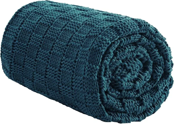 Trusted Knitted Weighted Blanket for Adult No Beads Heavy Blanket 60 x 80” 17lbs Official