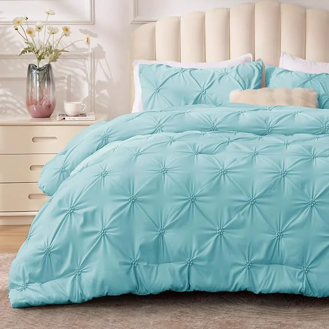 Smart BEDELITE Macaron Blue Twin Comforter Set Comfortable