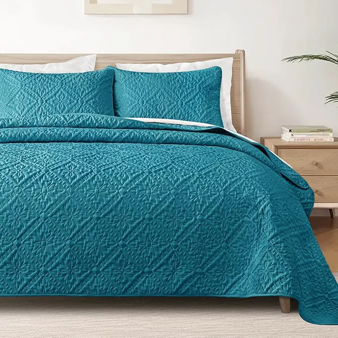 Recyclable Exclusivo Mezcla Twin Quilt Bedding Set Lightweight Soft Bedspreads Coverlets Premium Material