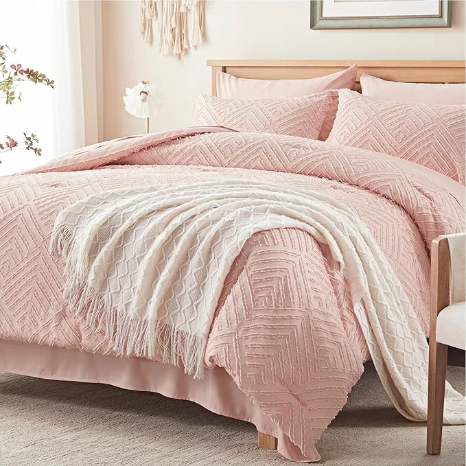 Recyclable Zzlpp Full Comforter Set 7 Pieces All Season Boho Bedding Sets Classic