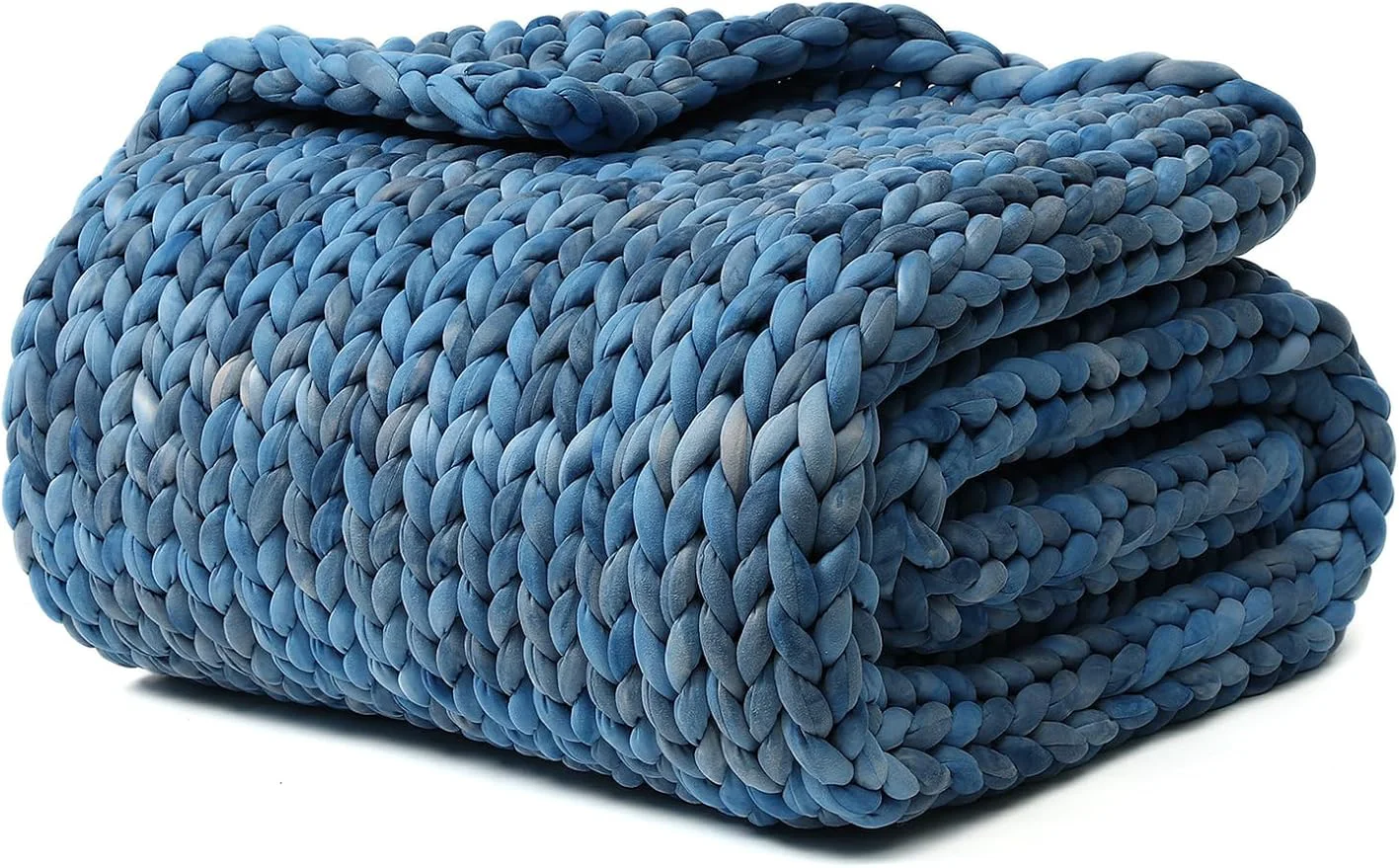 Minimalist YnM Weighted Blanket Handmade Chunky Knitted Design Soft and Cozy Fashionable