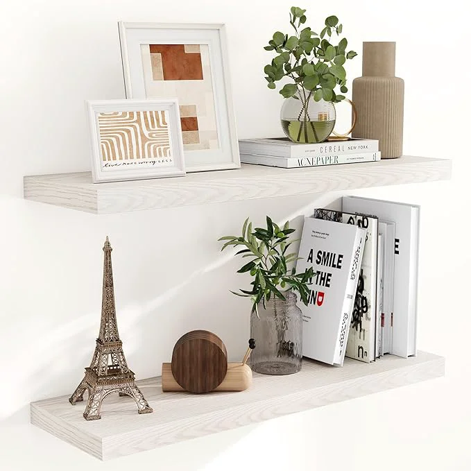 Fine Fun Memories Floating Shelves for Wall 36 x 9.3 Large Floating Shelf Wall Recyclable