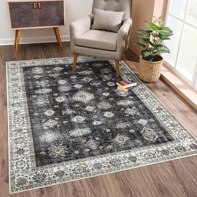 Fast Bloom Rugs Washable Non-Slip 3′ x 5′ Rug Optimized