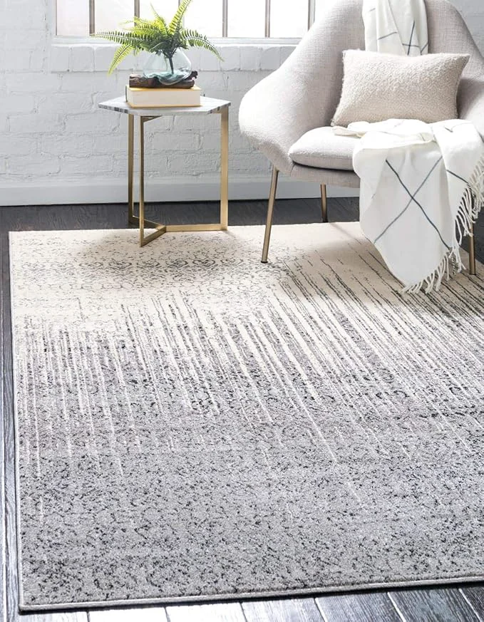 Secure Unique Loom Del Mar Collection Area Rug Clean