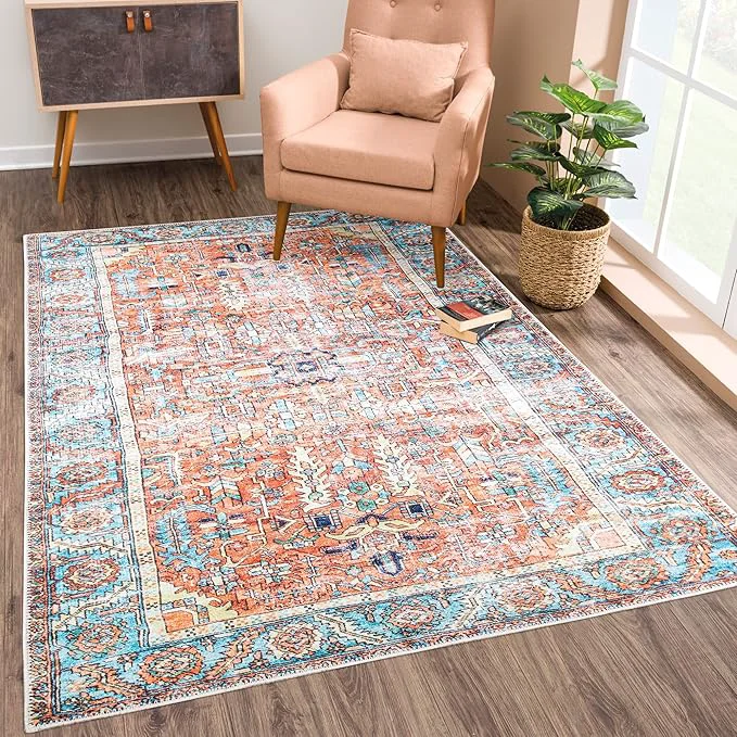 Selected Bloom Rugs Washable Non-Slip 8′ x 10′ Rug Environmentally Friendly