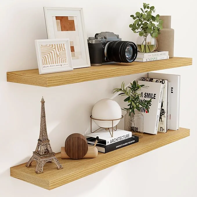Classic Fun Memories Floating Shelves for Wall 48 x 9.3 Large Floating Shelf Wall Smart