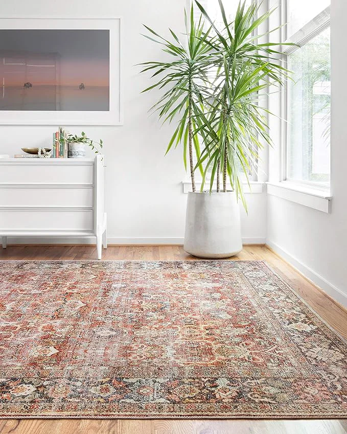 High-Quality Loloi Layla Collection LAY-02 Spice Marine 2′-0 x 5′-0 .13 Thick Accent Rug Secure