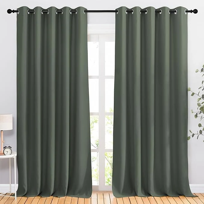 Breathable NICETOWN Room Darkening Curtains Sustainable
