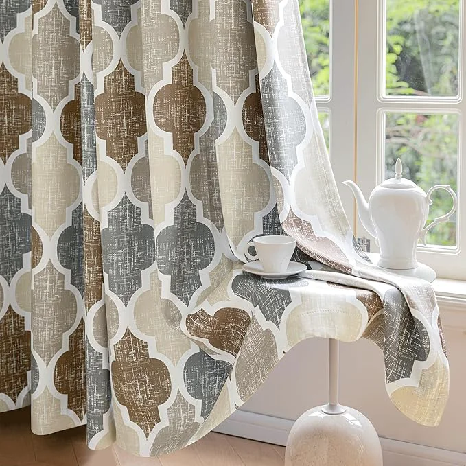 Original Beauoop Blackout Curtains 96 Inches Long 2 Panels Long-Lasting