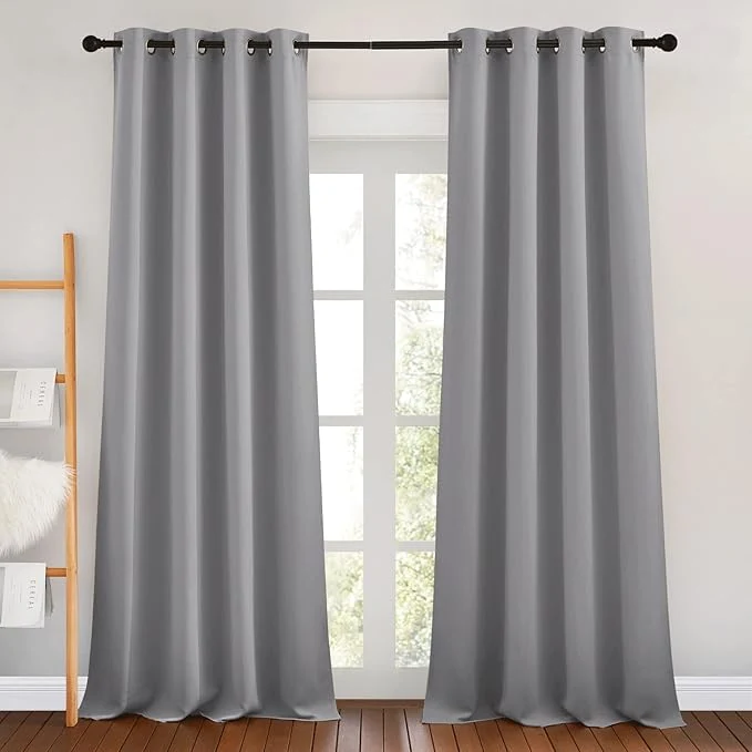 High-End NICETOWN Blackout Curtains 90 inch Length Solid