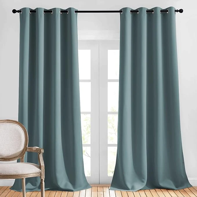 Professional NICETOWN Bedroom Blackout Long Curtains 120 Length Elite