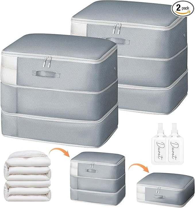 Solid Comforter Storage Bag Environmentally Friendly