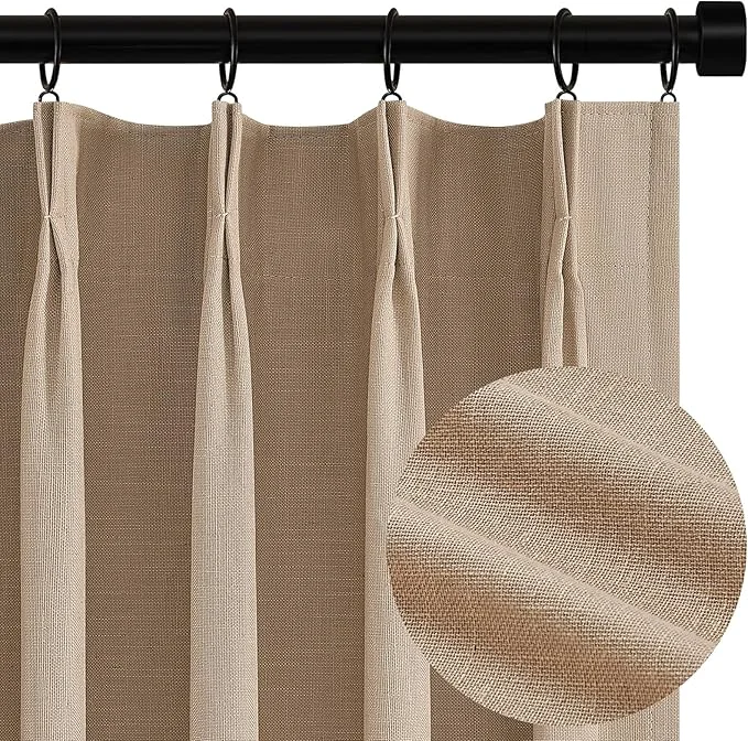 Outstanding Topfinel Pinch Pleated Curtains 90 Inch Long Blackout Thermal Insulated Healthy