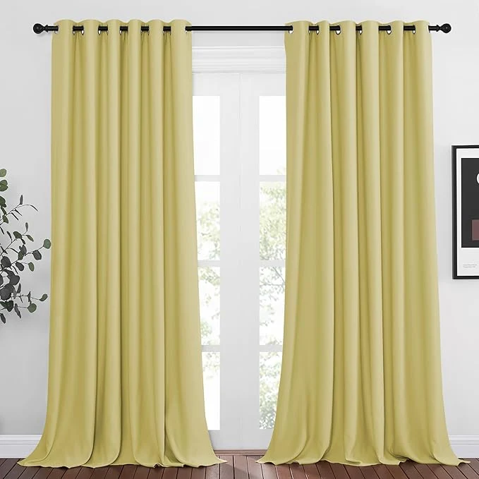 Luxury NICETOWN Living Room Window Curtain Drapes Extra Long Wide Premium Material