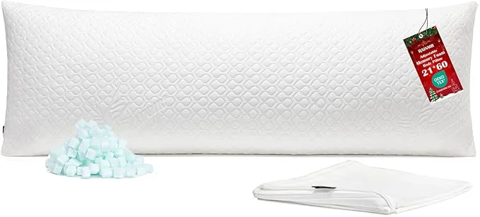 Effective Extra Long Body Pillow Cubies Memory Foam 150x50cm – Anime Body Pillow Insert Pure