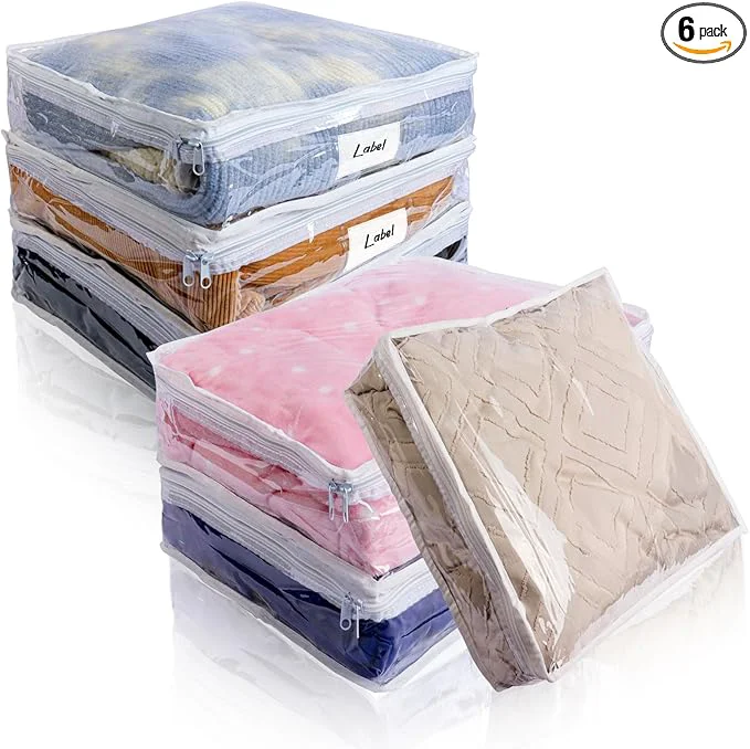 Proven Clear Zippered Storage Bags Plastic Sweater Storage Bags Top-Quality