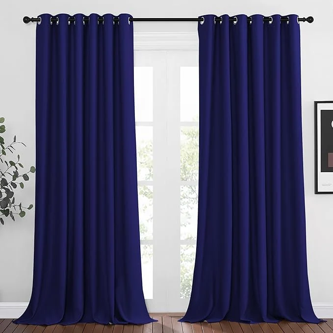 Fine Crafted NICETOWN Bedroom Blackout Curtains 95 inch Length Environmentally Friendly