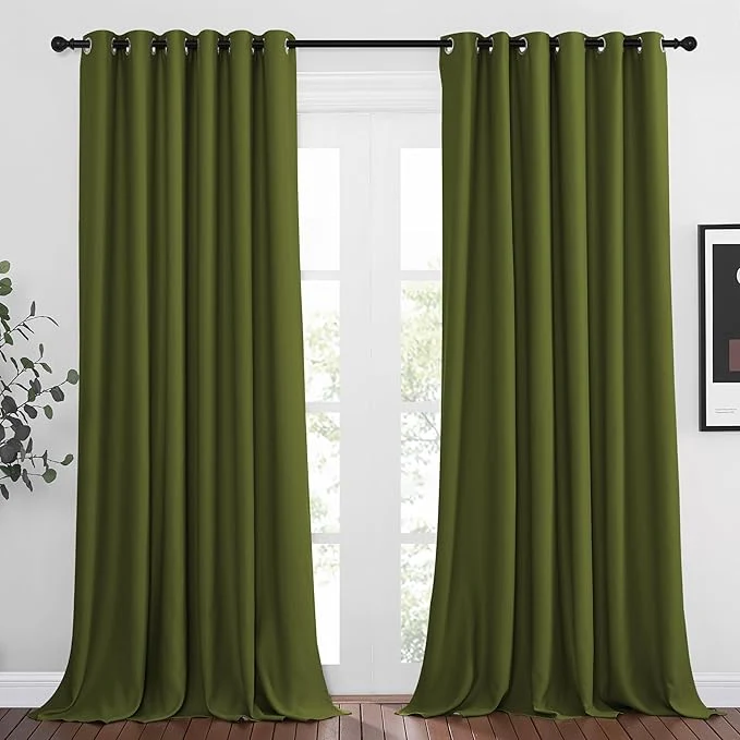 Trendy NICETOWN Living Room Window Curtain Drapes Extra Long Wide Authentic