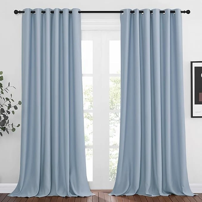 Eco-Friendly NICETOWN Room Darkening Extra Long Curtains Practical
