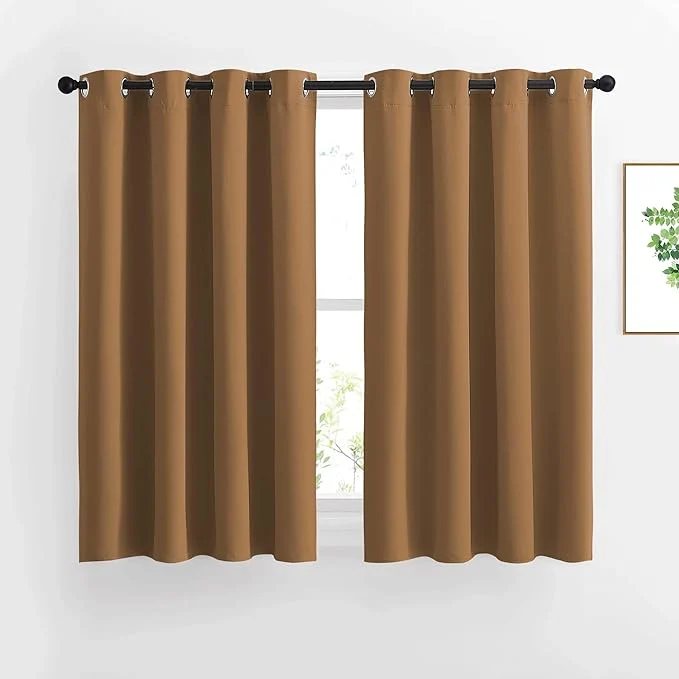 Practical NICETOWN Half Window Curtains for Bedroom Secure