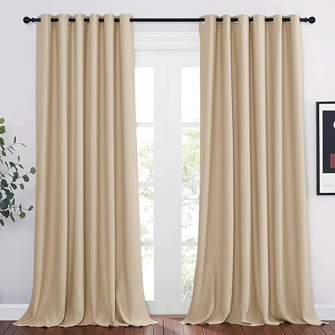 Secure NICETOWN Room Darkening Grommet Curtain Panels Durable