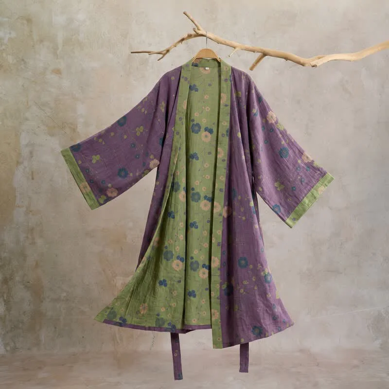Genuine Ownkoti Blossom Cotton Japanese Robe Secure