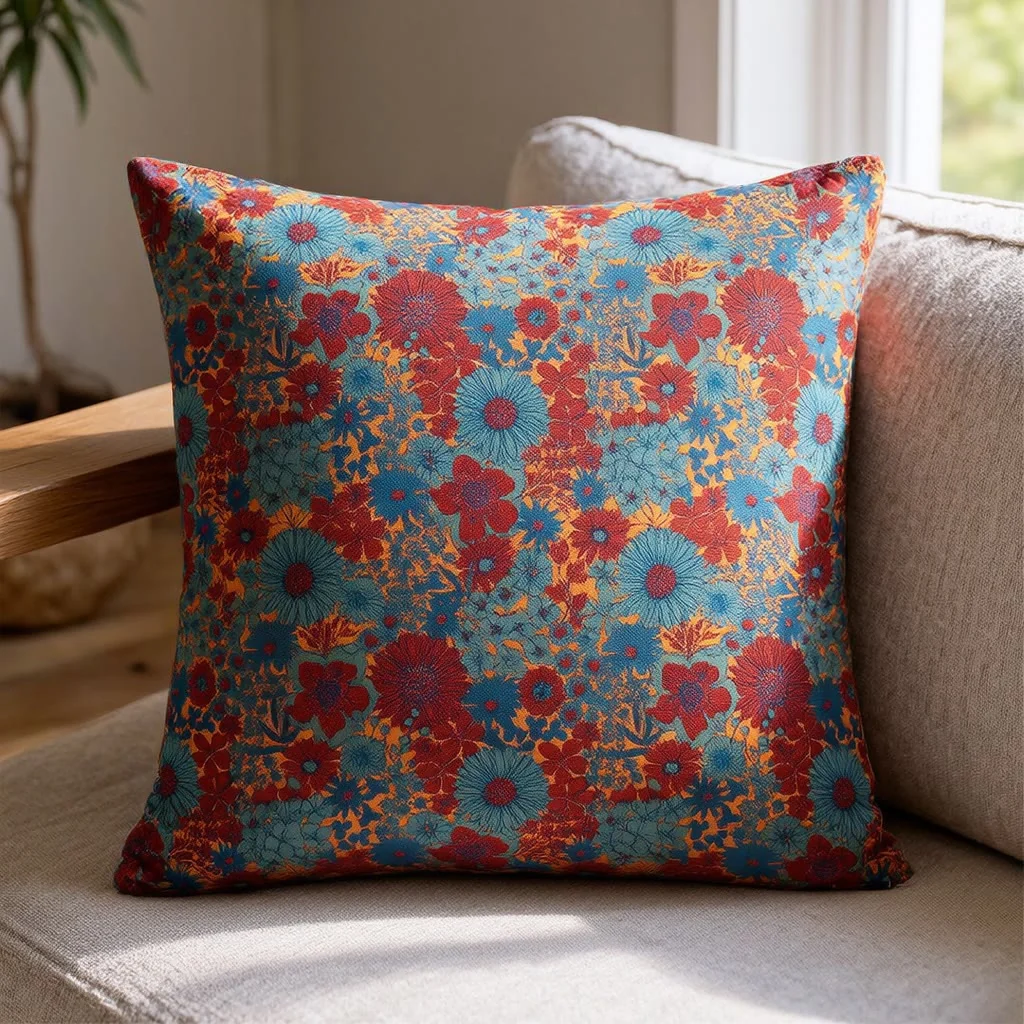 Professional Ownkoti Vintage Floral Cotton Gauze Pillow Outstanding