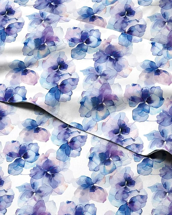 Reusable Floral Sheets – Flower Print Bed Sheet Set – 1 Flat 1 Fitted amp 1 Pillowcase w Deep Pockets – Comfy Cozy Wrinkle amp Fade – Boho Botanical Bedding – Soft Breathable amp Cooling – Twin Size Set Exceptional