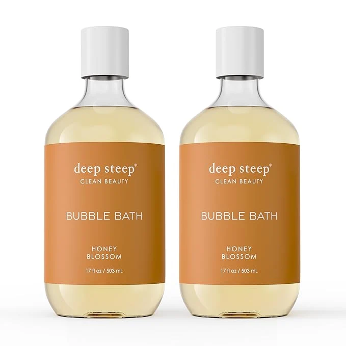 Smooth Deep Steep Bubble Bath Honey Blossom 17 oz – Hypoallergenic Clinically Tested Innovative