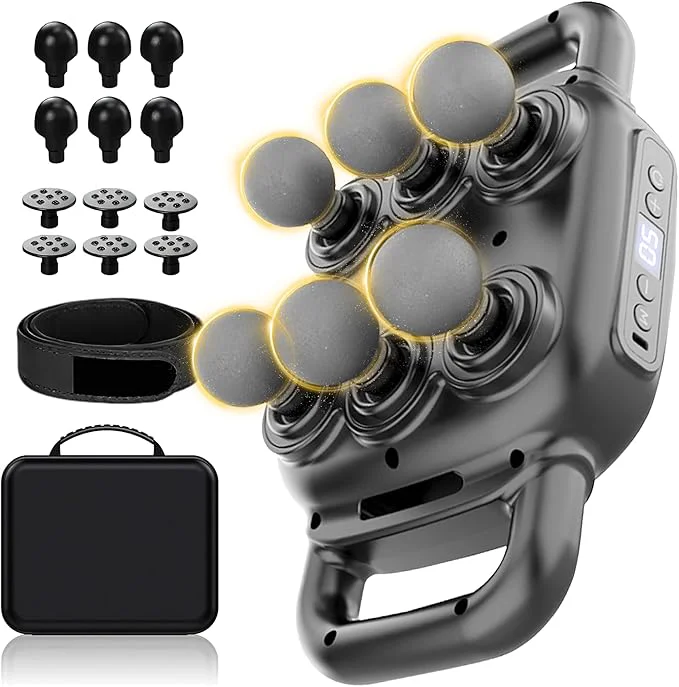Certified UFFAE Six Head Massage Gun 50 Intensity Levels 9 Massage Modes Equipped Exclusive