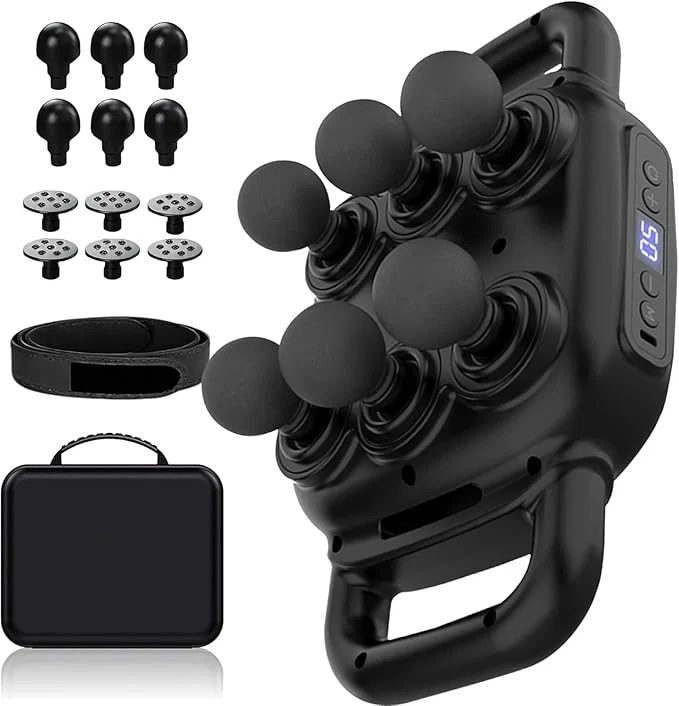Fine UFFAE Six Head Massage Gun 50 Intensity Levels 9 Massage Modes Equipped Specialty