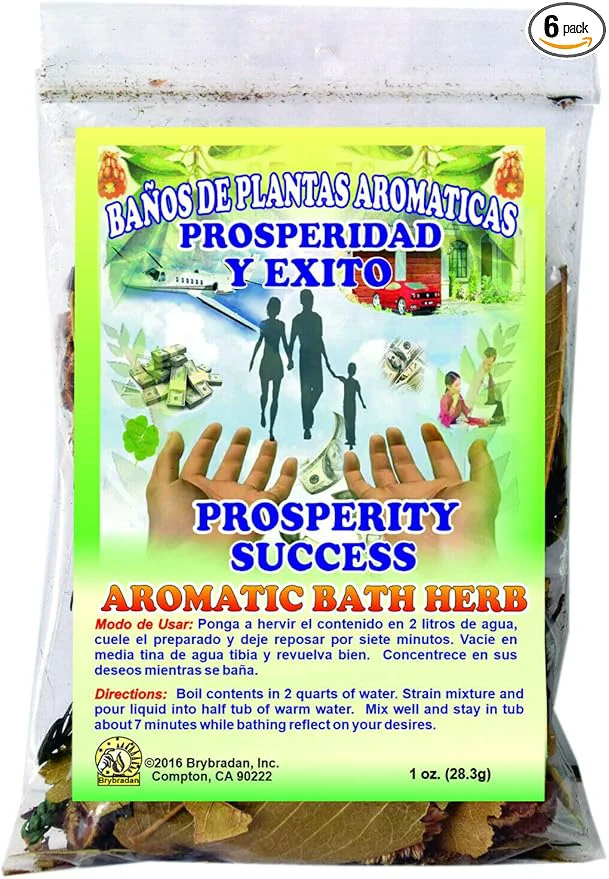 Traditional 1 PC Aromatic Soothing Herbal Bath Prosperity Success PROSPERIDAD EXITO Sustainable