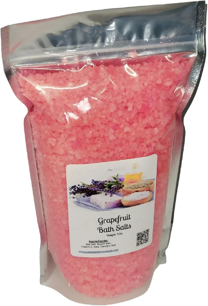 Elite Bath Salts 4lb Bag Choose Your Scent Epsom Salt Sea Salt Bathing Organic