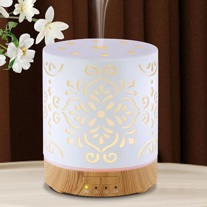 Clean EQUSUPRO Essential Oil Diffuser 300ML Metal Aromatherapy Diffuser Sustainable
