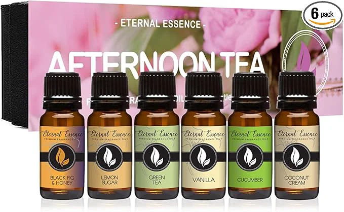 Comfortable Eternal Essence Oils Afternoon Tea Set of 6 Premium Fragrance Oils World-Class