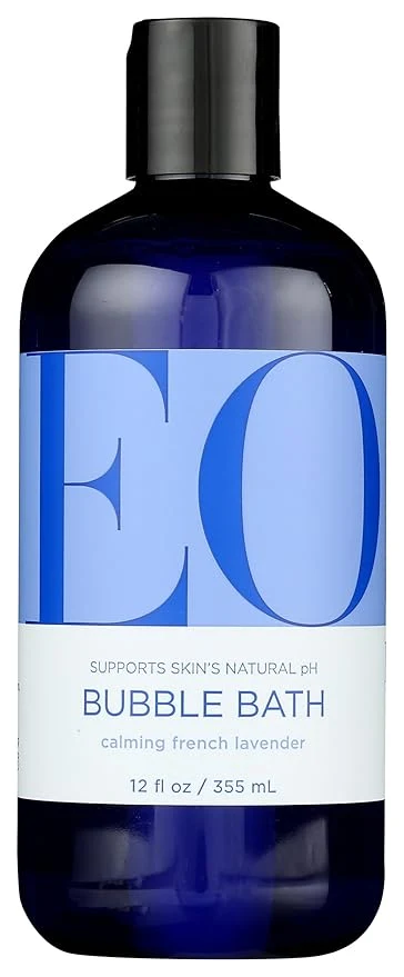 Fine EO Bubble Bath French Lavender Organic 12 Fl Oz High-Grade
