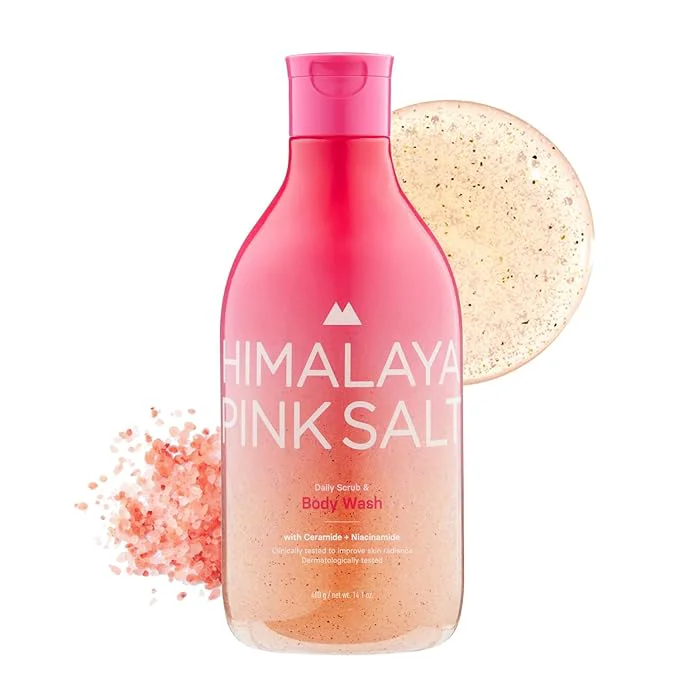 User-Friendly HIMALAYA PINKSALT Daily Scrub Body Wash Classic